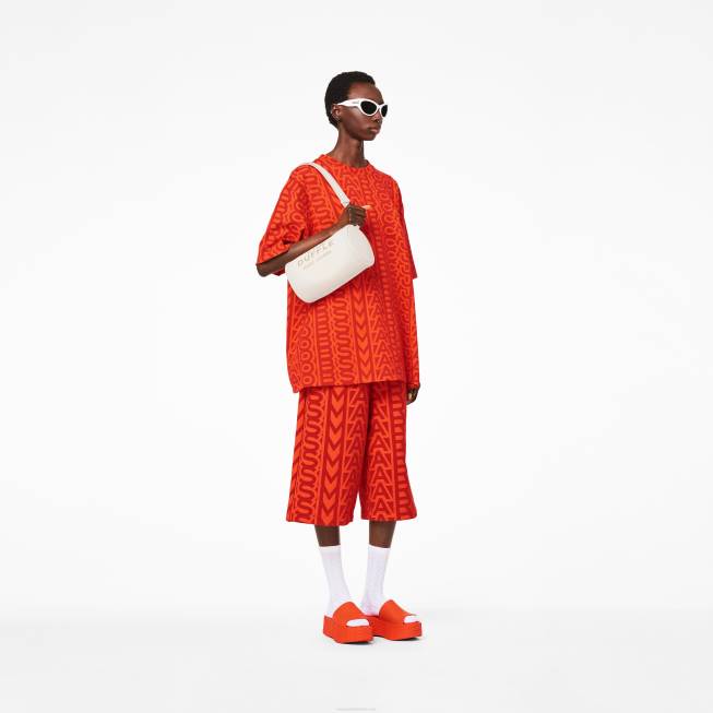 dk Marc Jacobs læderduffelposen bomuld/sølv 402Z165