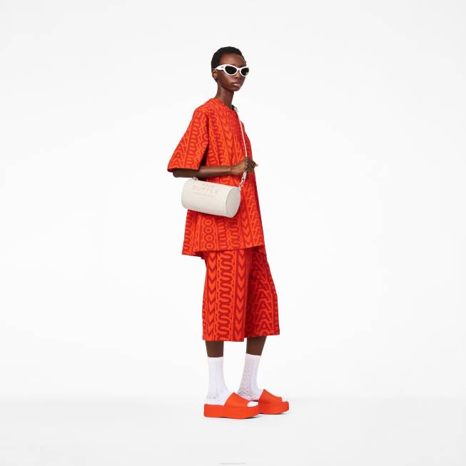 dk Marc Jacobs læderduffelposen bomuld/sølv 402Z165