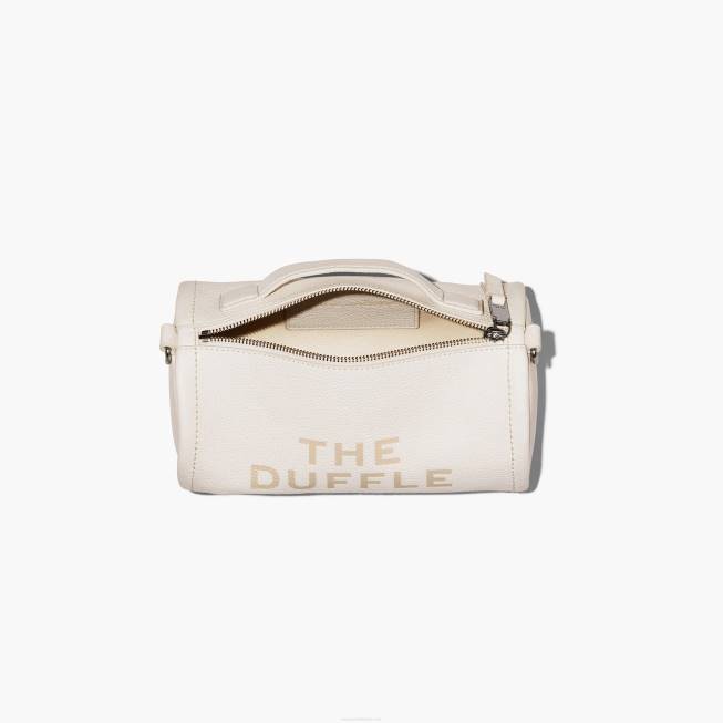 dk Marc Jacobs læderduffelposen bomuld/sølv 402Z165
