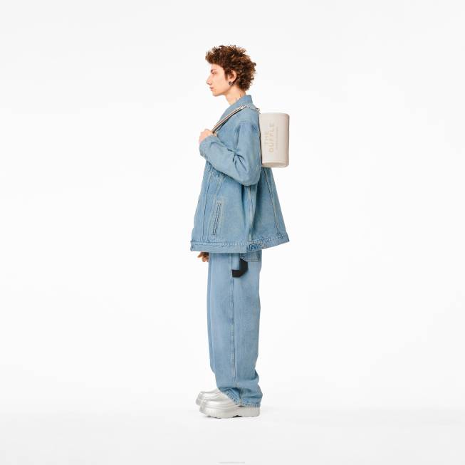 dk Marc Jacobs læderduffelposen bomuld/sølv 402Z165