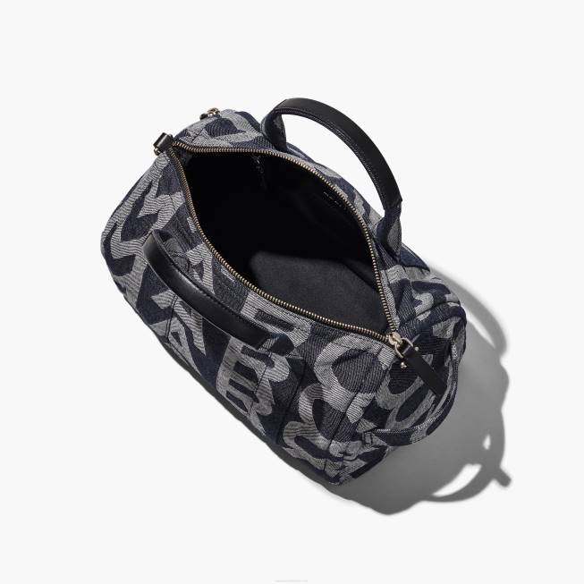 dk Marc Jacobs monogrammet medium denim duffeltaske denimblå 402Z510