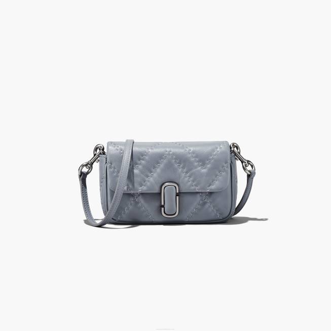 dk Marc Jacobs den quiltede læder mini taske wolf grey 402Z208