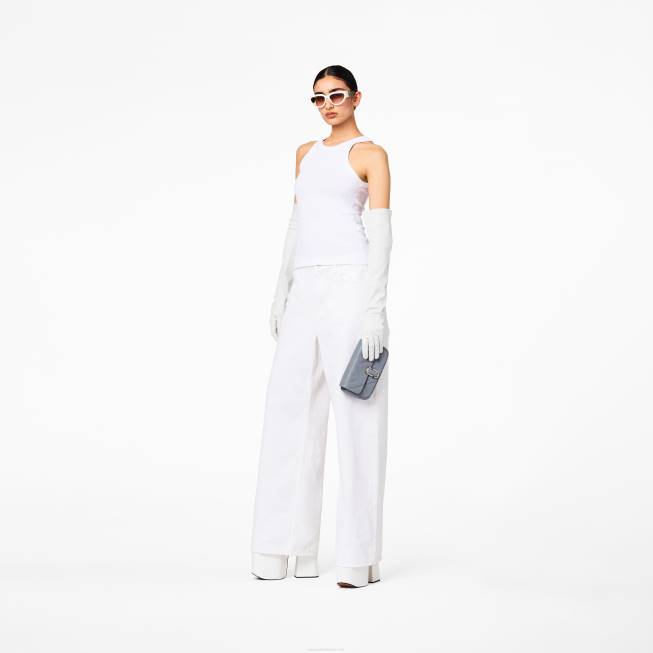 dk Marc Jacobs den quiltede læder mini taske wolf grey 402Z208