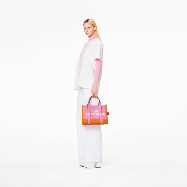 dk Marc Jacobs colorblock medium mulepose slik pink multi 402Z32