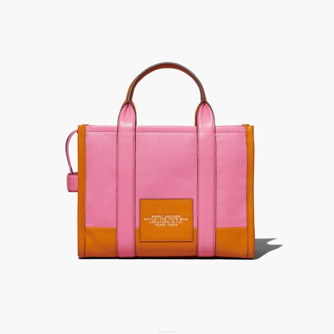 dk Marc Jacobs colorblock medium mulepose slik pink multi 402Z32