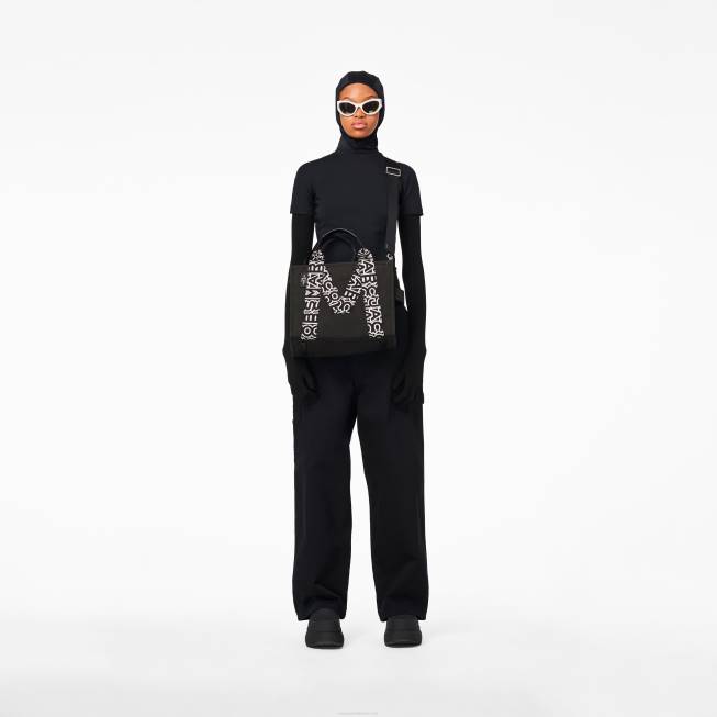 dk Marc Jacobs den m mellemstore mulepose sort/hvid 402Z75