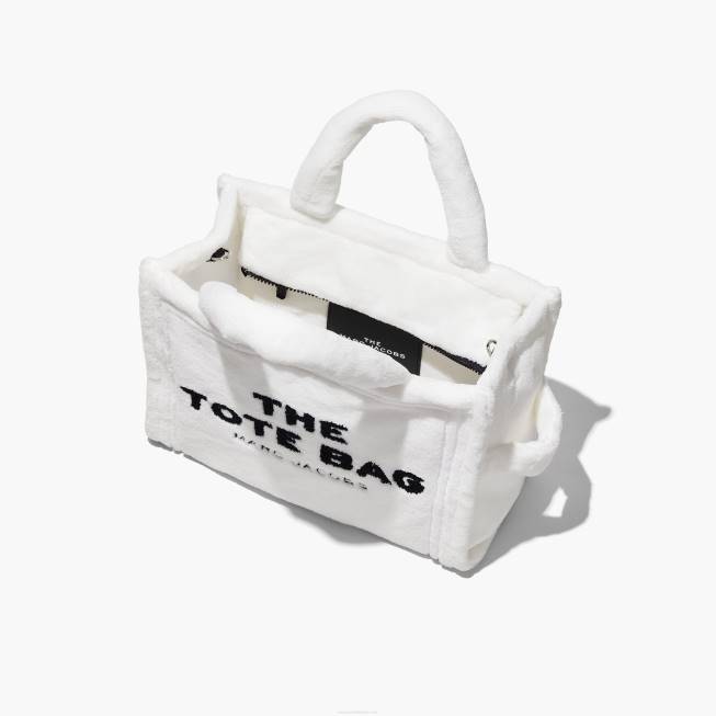 dk Marc Jacobs den mellemstore mulepose i frotté hvid 402Z47