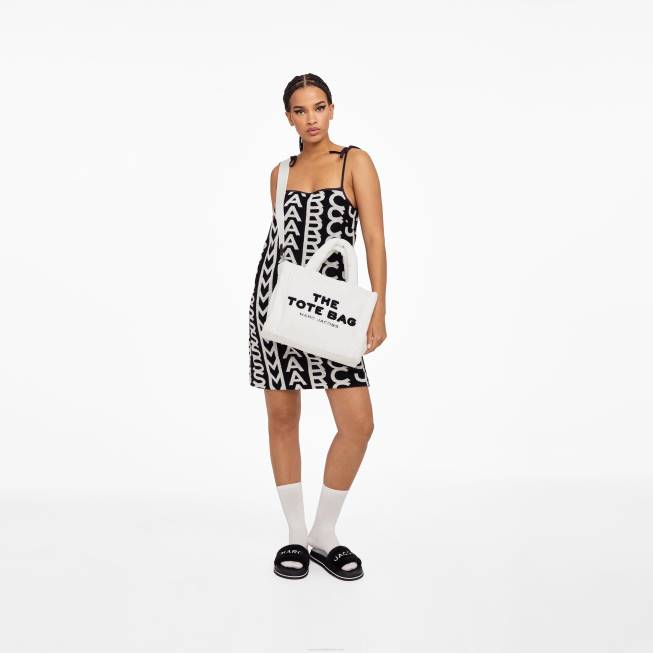 dk Marc Jacobs den mellemstore mulepose i frotté hvid 402Z47
