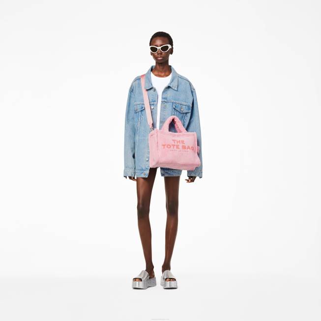 dk Marc Jacobs den mellemstore mulepose i frotté lys pink 402Z52