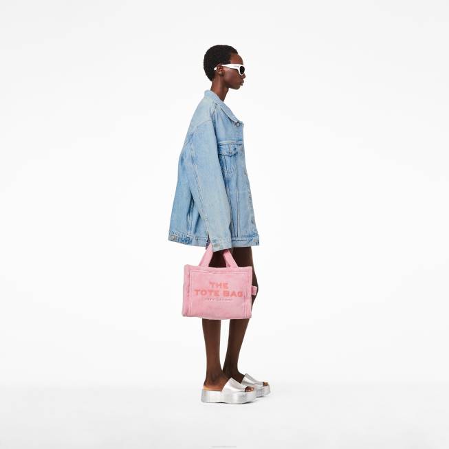 dk Marc Jacobs den mellemstore mulepose i frotté lys pink 402Z52