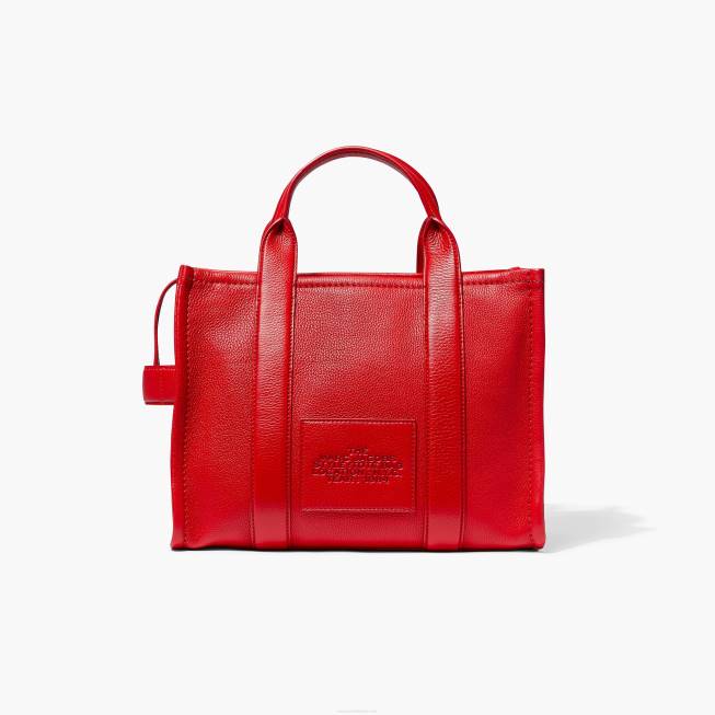 dk Marc Jacobs den mellemstore mulepose i læder ægte rød 402Z21