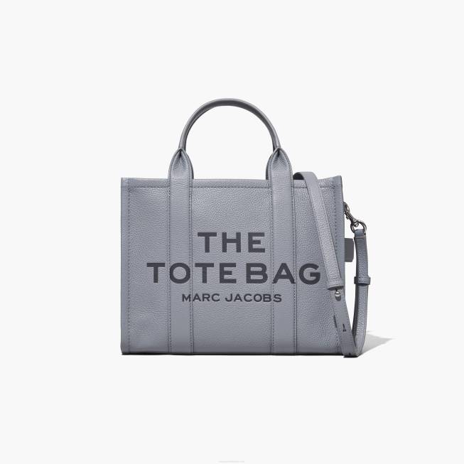 dk Marc Jacobs den mellemstore mulepose i læder wolf grey 402Z39