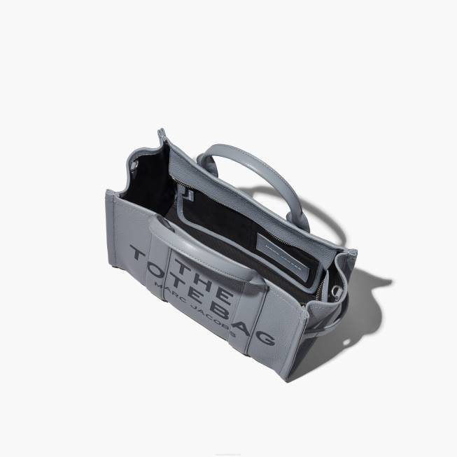dk Marc Jacobs den mellemstore mulepose i læder wolf grey 402Z39