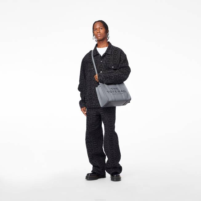 dk Marc Jacobs den mellemstore mulepose i læder wolf grey 402Z39