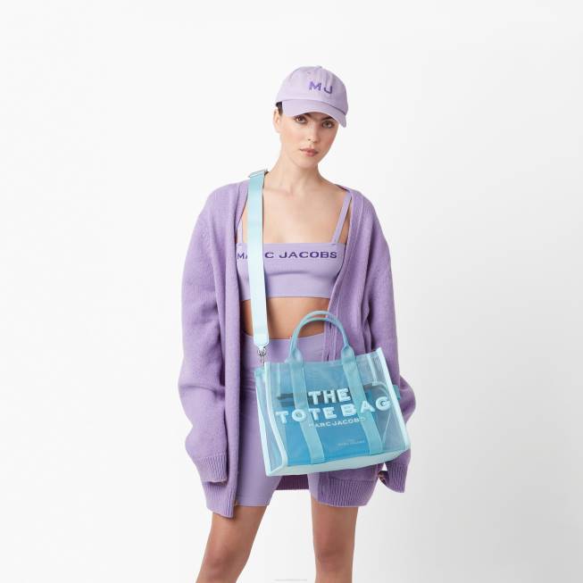 dk Marc Jacobs den mellemstore mulepose i mesh lyseblå 402Z102
