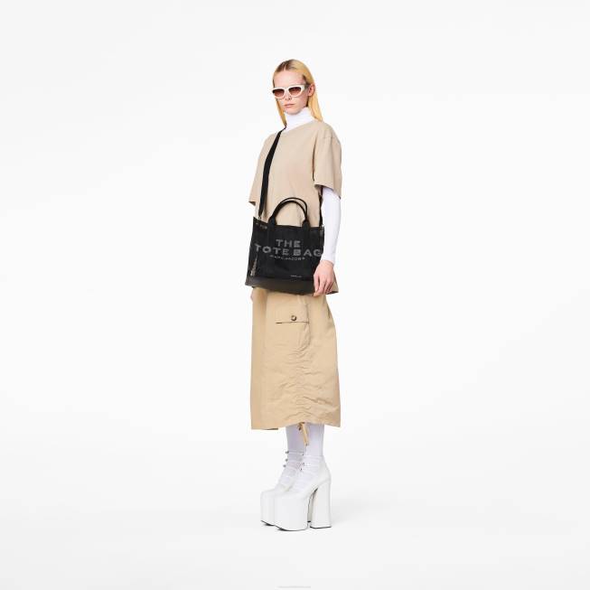 dk Marc Jacobs den mellemstore mulepose i mesh mørklægning 402Z99