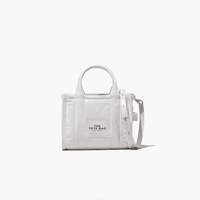 dk Marc Jacobs den skinnende krøllede mini tote hvid 402Z109