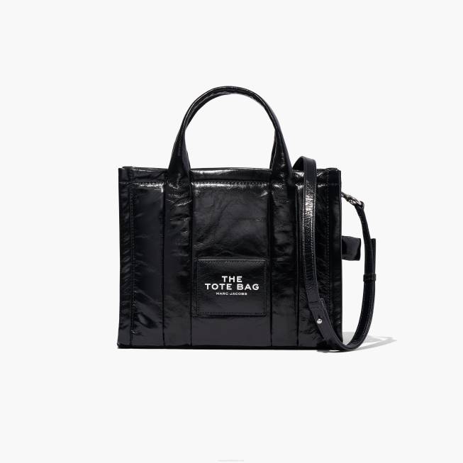 dk Marc Jacobs den skinnende krinkle mellemstore mulepose sort 402Z111