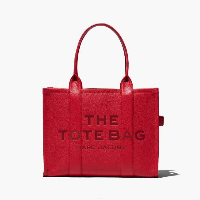 dk Marc Jacobs den store mulepose i læder ægte rød 402Z20