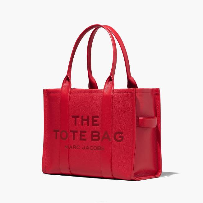dk Marc Jacobs den store mulepose i læder ægte rød 402Z20