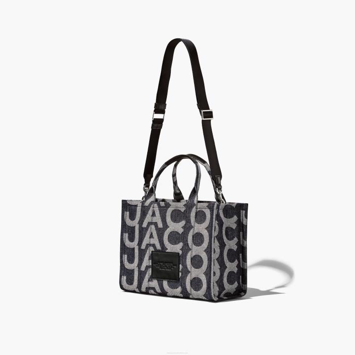 dk Marc Jacobs denim mellemstore mulepose i monogram 0N8891