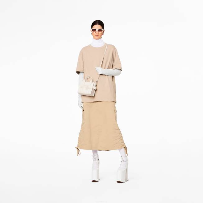 dk Marc Jacobs læder micro mulepose bomuld/sølv 402Z15