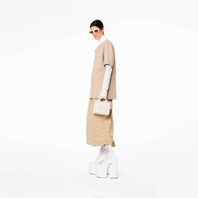 dk Marc Jacobs læder micro mulepose bomuld/sølv 402Z15