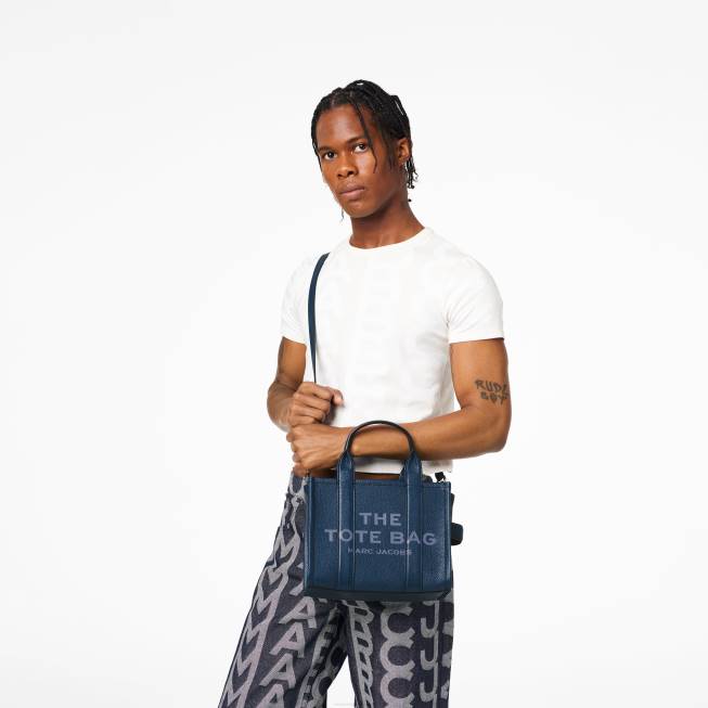 dk Marc Jacobs læder mini mulepose blå hav 402Z46