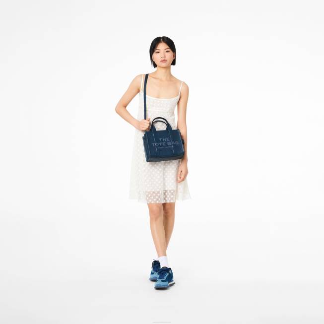 dk Marc Jacobs læder mini mulepose blå hav 402Z46