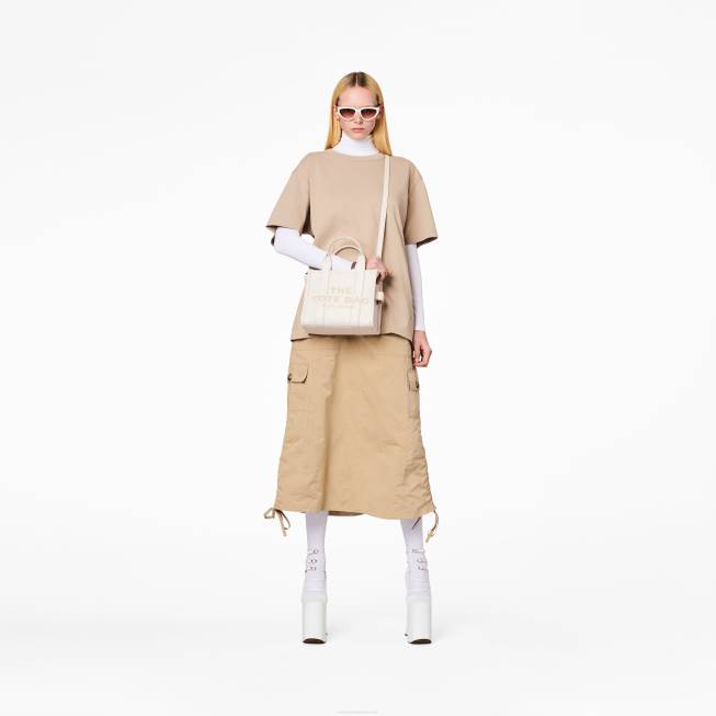 dk Marc Jacobs læder mini mulepose bomuld/sølv 402Z14