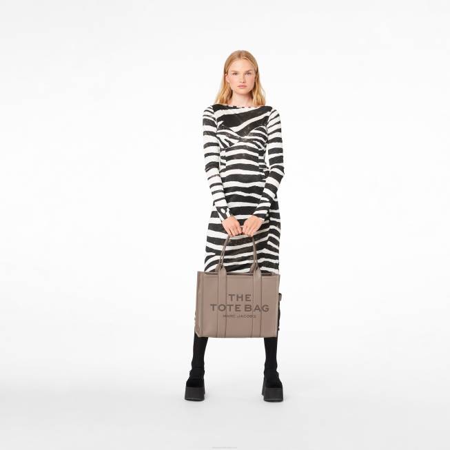 dk Marc Jacobs læderet store mulepose cement 402Z41