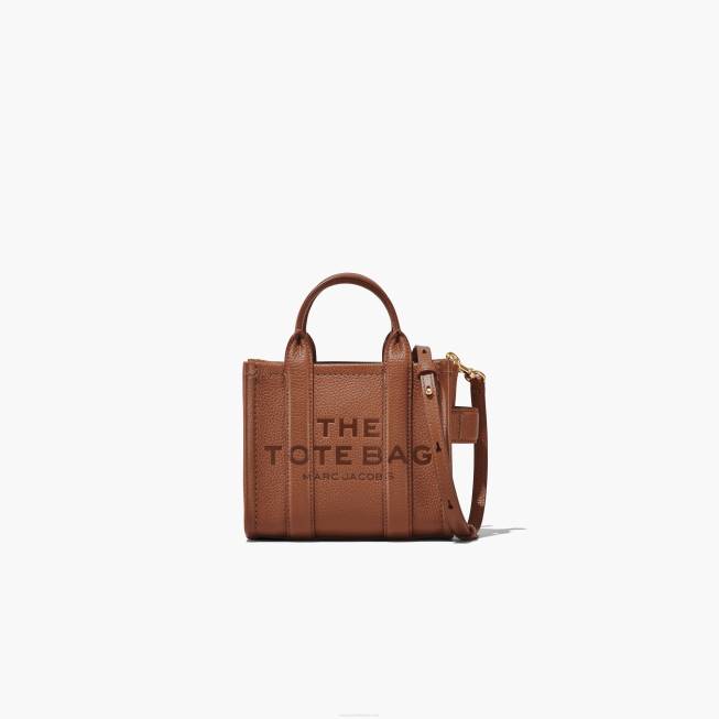dk Marc Jacobs mikro-tote tasken i læder argan olie 402Z31