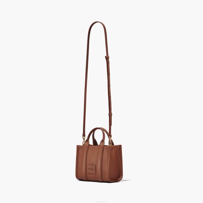 dk Marc Jacobs mikro-tote tasken i læder argan olie 402Z31