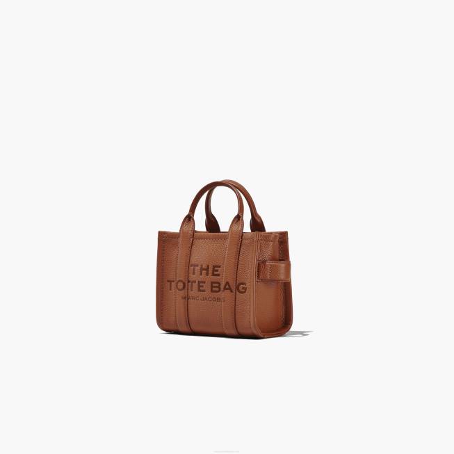 dk Marc Jacobs mikro-tote tasken i læder argan olie 402Z31