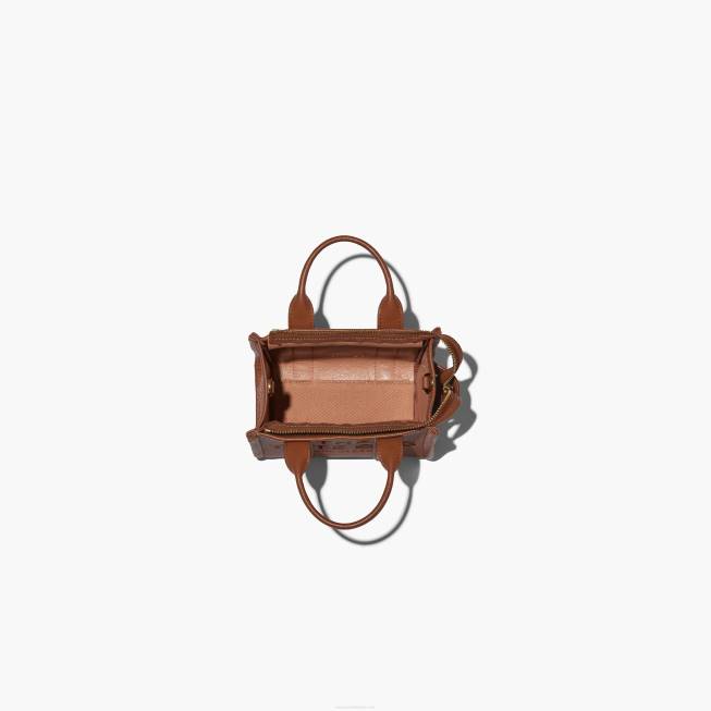 dk Marc Jacobs mikro-tote tasken i læder argan olie 402Z31