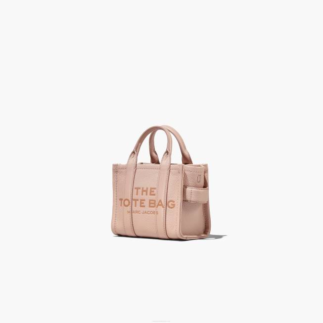 dk Marc Jacobs mikro-tote tasken i læder rose 402Z19