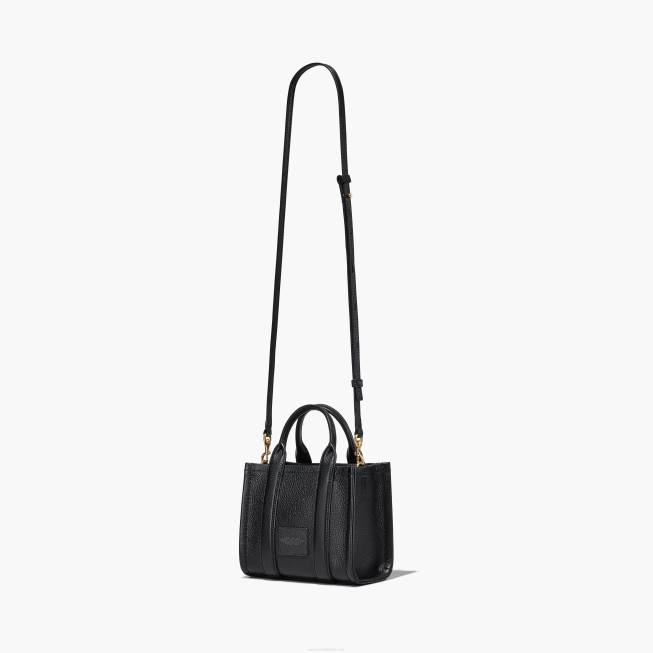 dk Marc Jacobs mikro-tote tasken i læder sort 402Z27