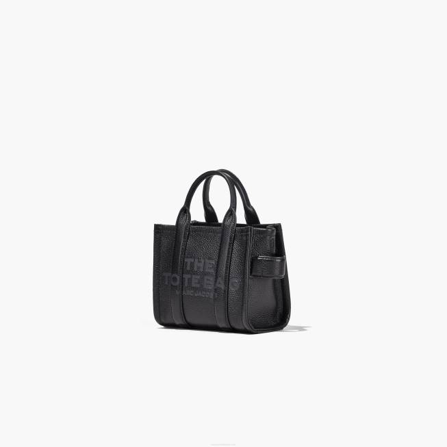 dk Marc Jacobs mikro-tote tasken i læder sort 402Z27