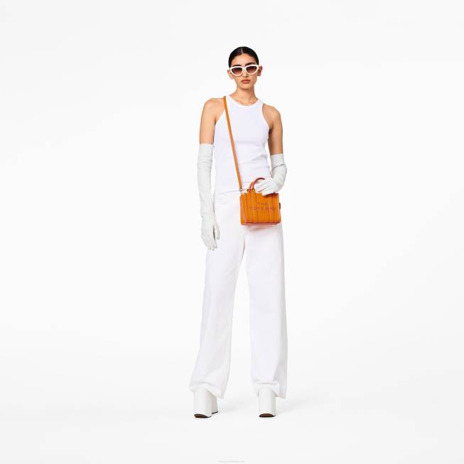 dk Marc Jacobs mikro-tote-tasken i læder svedt 402Z35