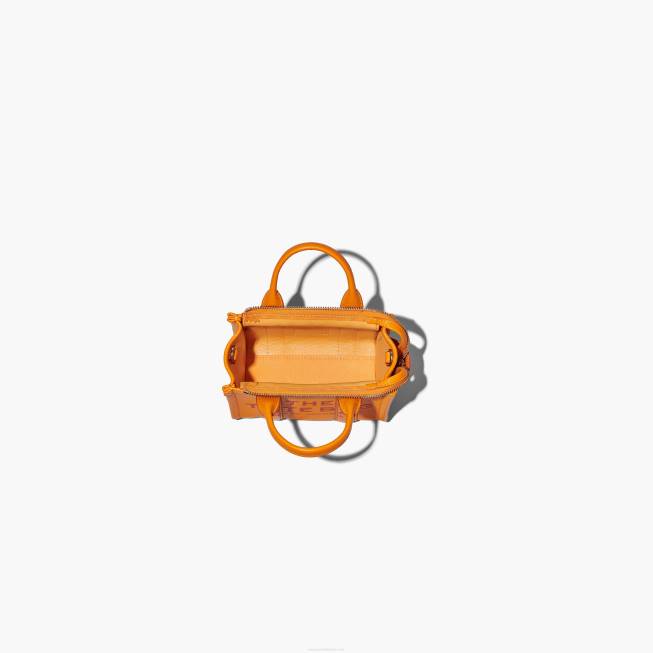 dk Marc Jacobs mikro-tote-tasken i læder svedt 402Z35