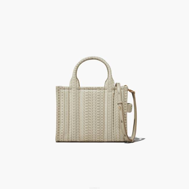 dk Marc Jacobs monogram læder mini tote kaki 402Z76