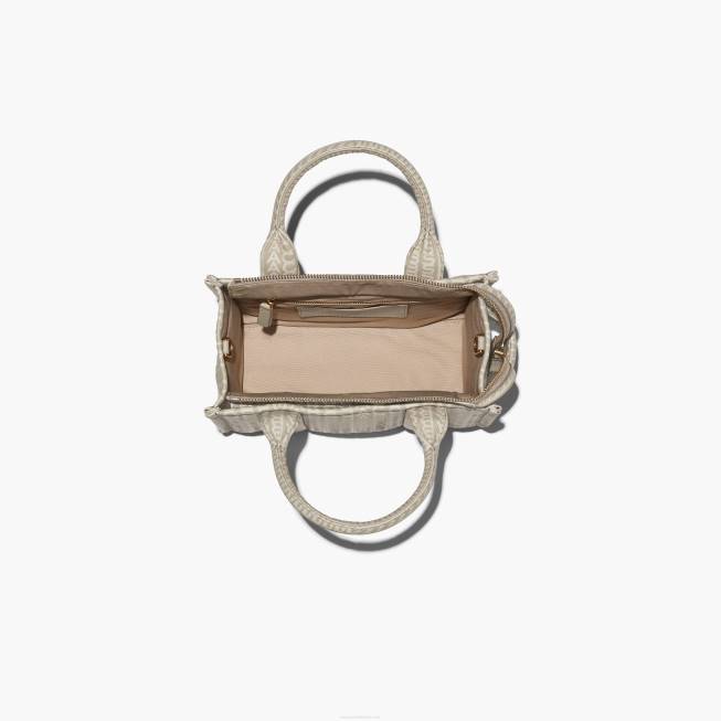 dk Marc Jacobs monogram læder mini tote kaki 402Z76