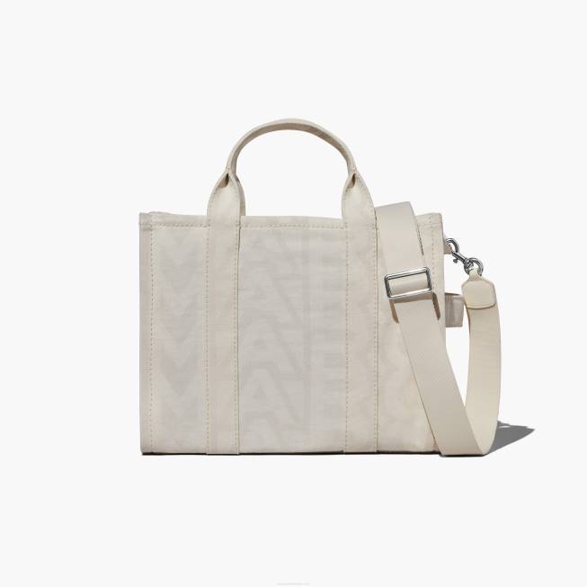dk Marc Jacobs omridset monogram medium mulepose æggeskal/optik hvid 402Z80