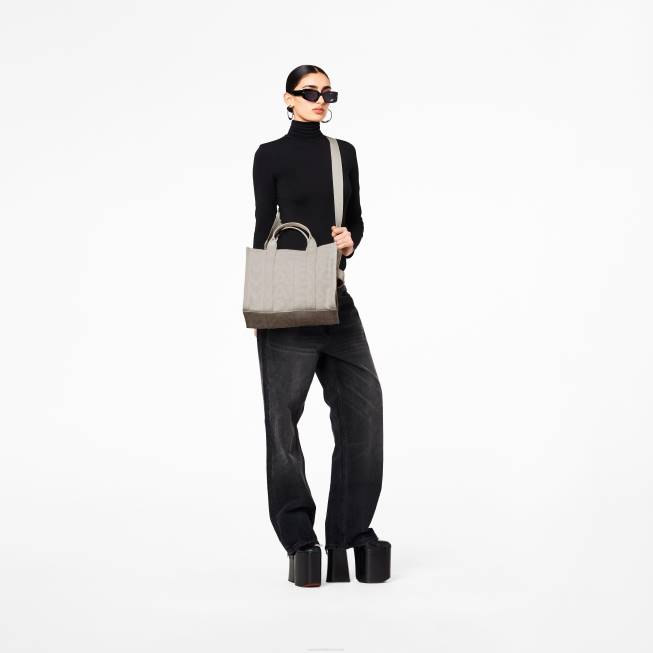 dk Marc Jacobs omridset monogram medium mulepose æggeskal/optik hvid 402Z80