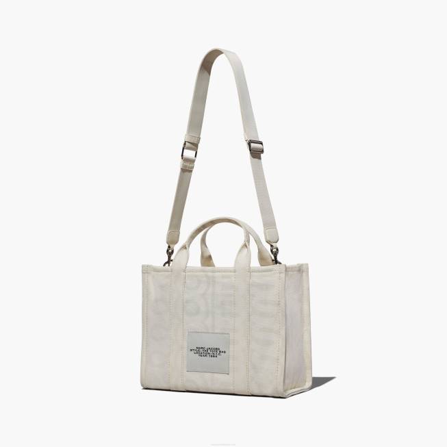 dk Marc Jacobs omridset monogram medium mulepose æggeskal/optik hvid 402Z80