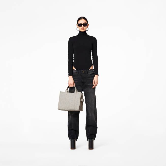 dk Marc Jacobs omridset monogram medium mulepose æggeskal/optik hvid 402Z80