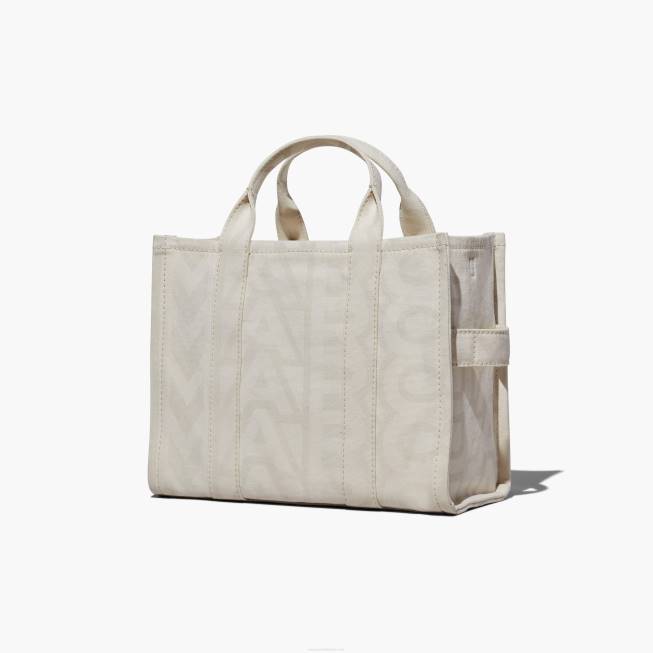 dk Marc Jacobs omridset monogram medium mulepose æggeskal/optik hvid 402Z80