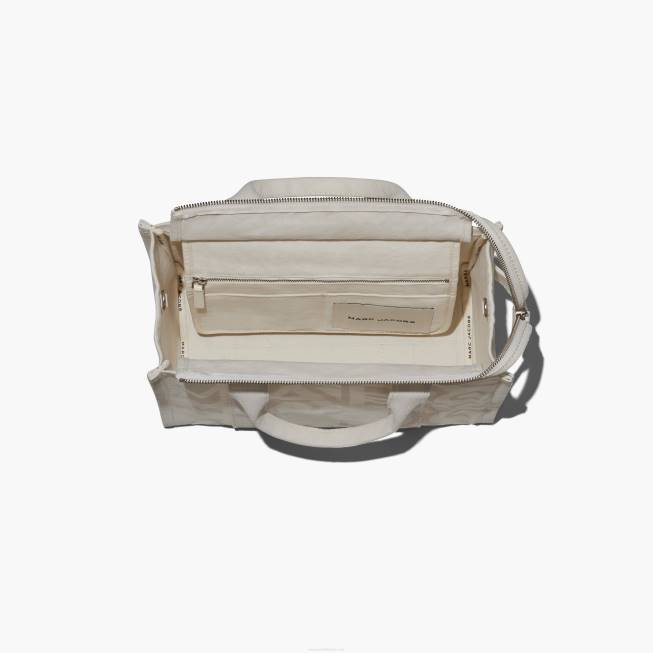 dk Marc Jacobs omridset monogram medium mulepose æggeskal/optik hvid 402Z80