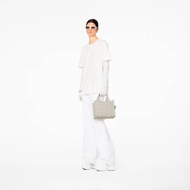 dk Marc Jacobs omridset monogram mini mulepose æggeskal/optik hvid 402Z81