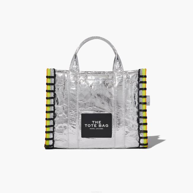 dk Marc Jacobs presenningen medium tote sølv 402Z119